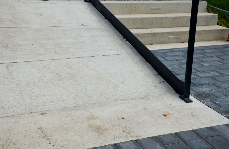 Concrete Ramp Installation in Spring
