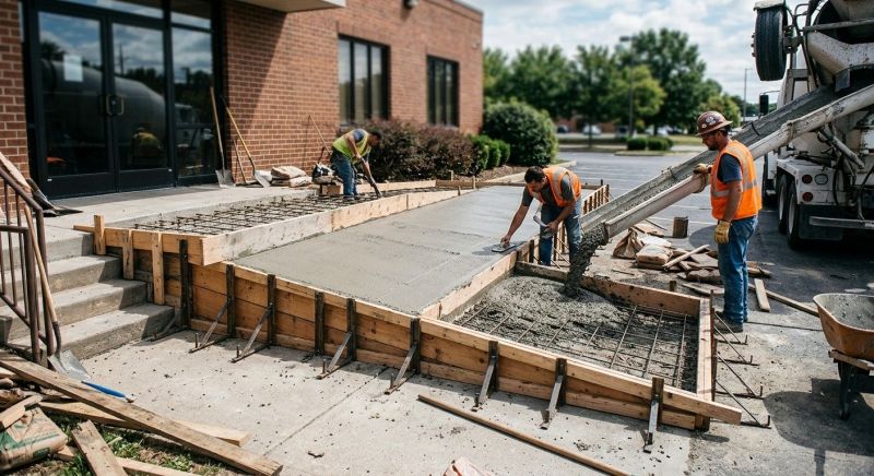 Concrete Ramp Construction Service